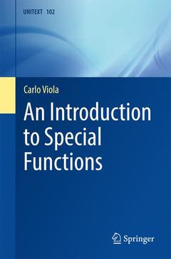 Couverture de l’ouvrage An Introduction to Special Functions