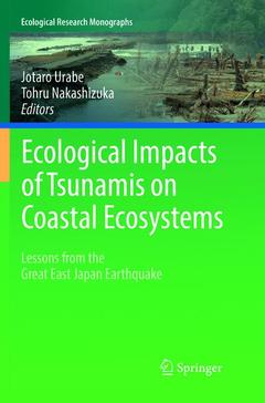 Couverture de l’ouvrage Ecological Impacts of Tsunamis on Coastal Ecosystems