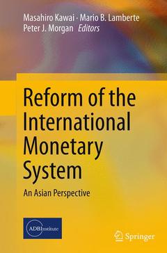 Couverture de l’ouvrage Reform of the International Monetary System