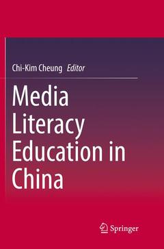 Couverture de l’ouvrage Media Literacy Education in China