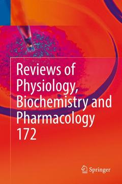 Couverture de l’ouvrage Reviews of Physiology, Biochemistry and Pharmacology, Vol. 172