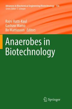 Couverture de l’ouvrage Anaerobes in Biotechnology