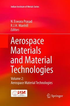 Couverture de l’ouvrage Aerospace Materials and Material Technologies