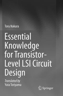 Cover of the book Essential Knowledge for Transistor-Level LSI Circuit Design