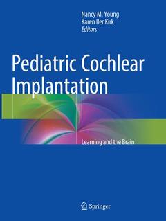 Couverture de l’ouvrage Pediatric Cochlear Implantation
