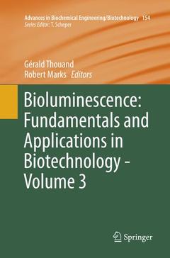 Couverture de l’ouvrage Bioluminescence: Fundamentals and Applications in Biotechnology - Volume 3