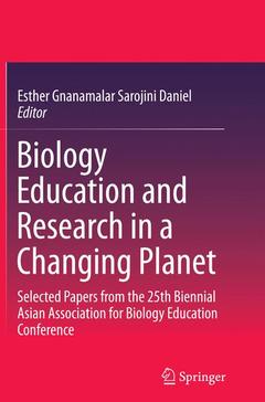 Couverture de l’ouvrage Biology Education and Research in a Changing Planet