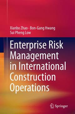 Cover of the book Enterprise Risk Management in International Construction Operations