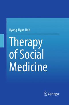 Couverture de l’ouvrage Therapy of Social Medicine