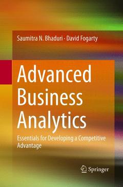 Cover of the book Advanced Business Analytics