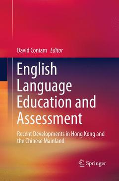 Couverture de l’ouvrage English Language Education and Assessment