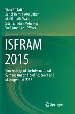 Couverture de l’ouvrage ISFRAM 2015