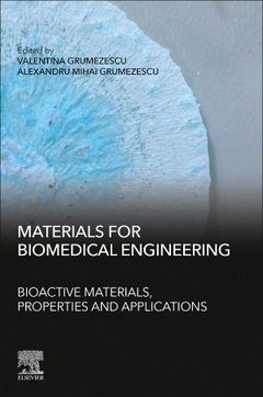 Couverture de l’ouvrage Materials for Biomedical Engineering: Bioactive Materials, Properties, and Applications