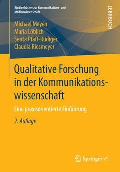 Couverture de l’ouvrage Qualitative Forschung in der Kommunikationswissenschaft