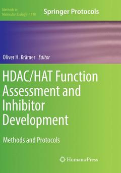 Cover of the book HDAC/HAT Function Assessment and Inhibitor Development