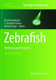 Couverture de l’ouvrage Zebrafish