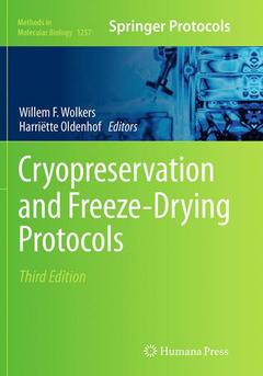 Couverture de l’ouvrage Cryopreservation and Freeze-Drying Protocols