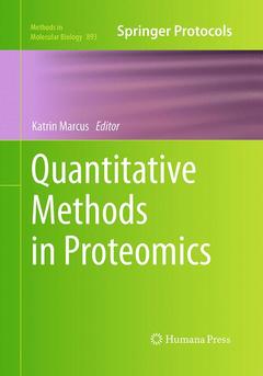 Couverture de l’ouvrage Quantitative Methods in Proteomics