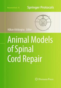 Couverture de l’ouvrage Animal Models of Spinal Cord Repair