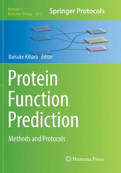 Couverture de l’ouvrage Protein Function Prediction