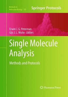 Couverture de l’ouvrage Single Molecule Analysis