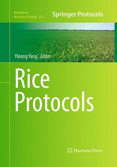 Cover of the book Rice Protocols
