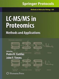 Couverture de l’ouvrage LC-MS/MS in Proteomics