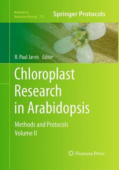 Couverture de l’ouvrage Chloroplast Research in Arabidopsis