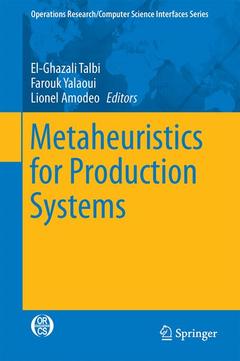 Couverture de l’ouvrage Metaheuristics for Production Systems