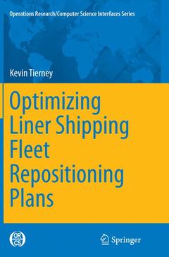 Couverture de l’ouvrage Optimizing Liner Shipping Fleet Repositioning Plans