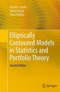Couverture de l’ouvrage Elliptically Contoured Models in Statistics and Portfolio Theory