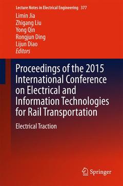 Cover of the book Proceedings of the 2015 International Conference on Electrical and Information Technologies for Rail Transportation