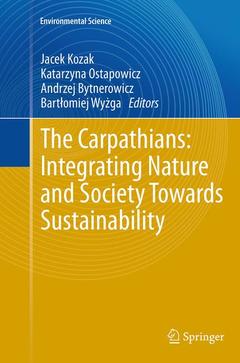 Couverture de l’ouvrage The Carpathians: Integrating Nature and Society Towards Sustainability