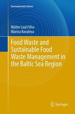 Couverture de l’ouvrage Food Waste and Sustainable Food Waste Management in the Baltic Sea Region