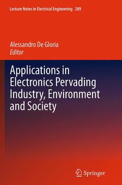 Cover of the book Applications in Electronics Pervading Industry, Environment and Society
