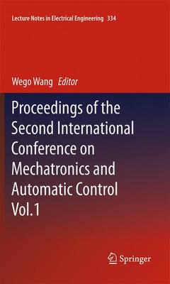 Couverture de l’ouvrage Proceedings of the Second International Conference on Mechatronics and Automatic Control