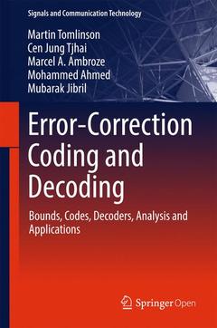 Couverture de l’ouvrage Error-Correction Coding and Decoding