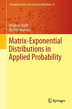 Couverture de l’ouvrage Matrix-Exponential Distributions in Applied Probability