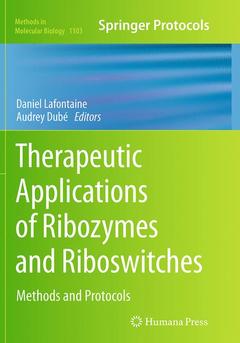 Cover of the book Therapeutic Applications of Ribozymes and Riboswitches