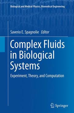 Couverture de l’ouvrage Complex Fluids in Biological Systems