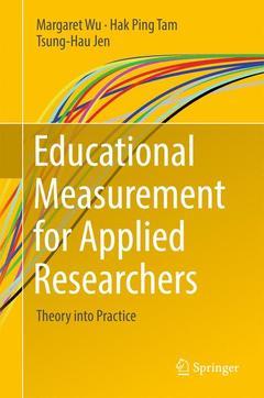 Couverture de l’ouvrage Educational Measurement for Applied Researchers