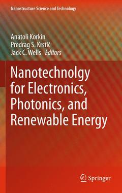 Couverture de l’ouvrage Nanotechnology for Electronics, Photonics, and Renewable Energy