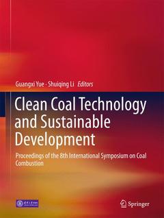 Couverture de l’ouvrage Clean Coal Technology and Sustainable Development