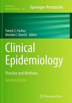 Couverture de l’ouvrage Clinical Epidemiology
