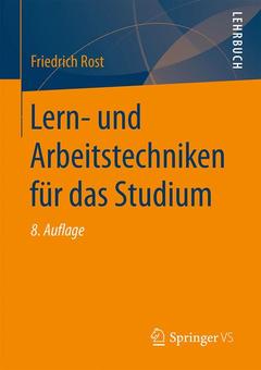 Cover of the book Lern- und Arbeitstechniken für das Studium