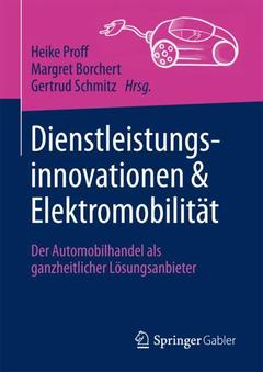 Couverture de l’ouvrage Dienstleistungsinnovationen und Elektromobilität