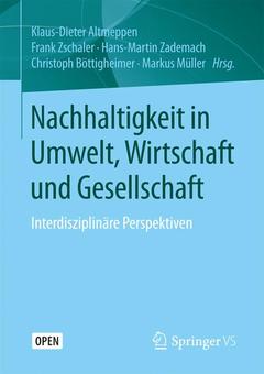 Couverture de l’ouvrage Nachhaltigkeit in Umwelt, Wirtschaft und Gesellschaft