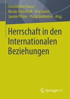 Couverture de l’ouvrage Herrschaft in den Internationalen Beziehungen