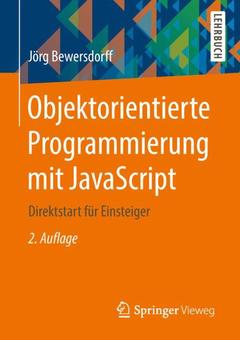 Couverture de l’ouvrage Objektorientierte Programmierung mit JavaScript