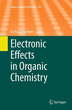 Couverture de l’ouvrage Electronic Effects in Organic Chemistry